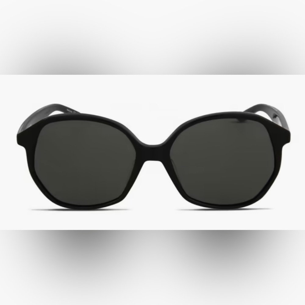 Balenciaga Round-Frame Acetate Sunglasses Black Womens